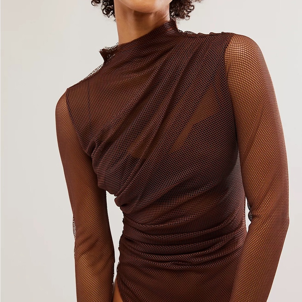 Free People On My Way Mesh Bodysuit